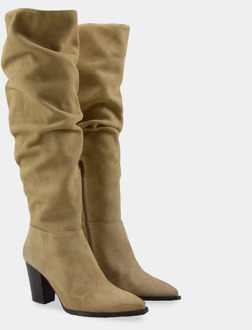 Red Rag 78566 women high slouch boot Taupe - 37