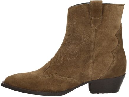 Red Rag Enkellaarsjes Hak Taupe - 37