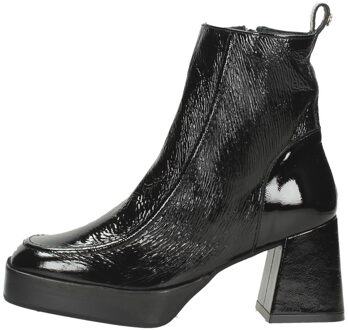 Red Rag Enkellaarsjes Hak Zwartlak Zwart lak - 41