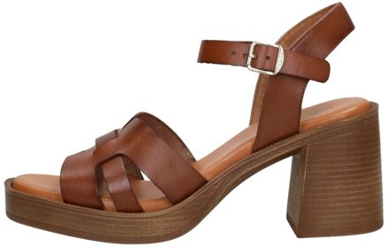 Red Rag Sandalen Hak Cognac - 41