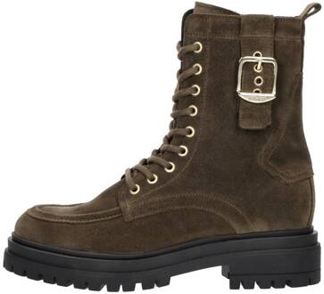 Red Rag Veterschoenen Hoog Donkerbruin - 40