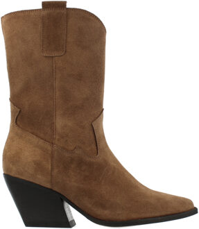 Red Rag Western mid suede women Taupe - 38