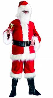 Red Santa Kerstman luxe Rood - Zalm