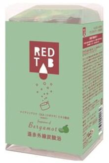 Red Tab Far Infrared Carbonated Bath Tablet Bergamot - 50g x 6
