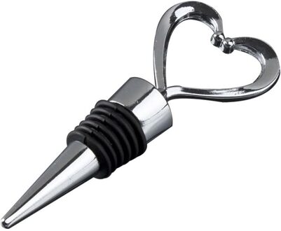 Red Wine Champagne Wine Bottle Stopper Heart Shaped Valentines Wedding Romantic kitchen bar tools