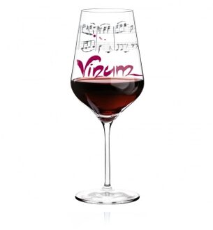 Red Wine glass designed by Minika Moro 2015