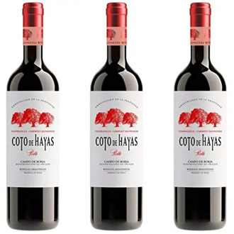 Red wine Preserve Beech oak-3 bottles x 750ml, D.O Borja field, free from Spain, red wine