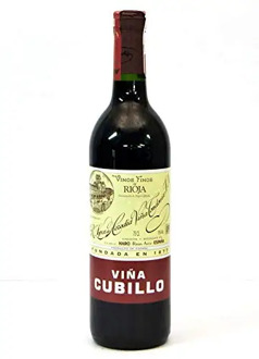 Red wine vineyard Cubillo parenting 2010, D.O Rioja, free from Spain, red wine