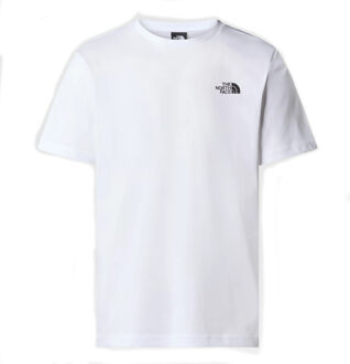 Redbox Korte Mouw T-shirt Mannen The North Face , White , Heren - 2Xl,Xl,L,M,S,Xs