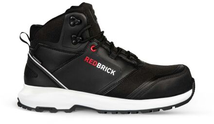 Redbrick Pulse High S3 - Werkschoenen - Zwart/ rood - 39 - S3