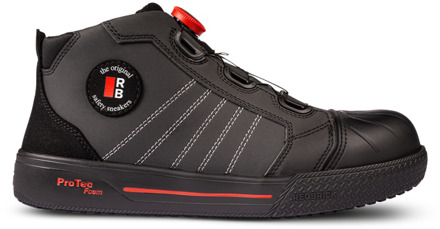 Redbrick Sprint Hoog - Werkschoenen - Zwart - 44 - S3S