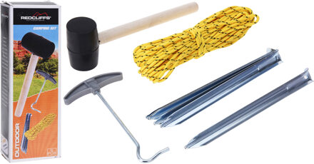 Redcliffs Camping benodigdheden gereedschapsetje - 9-delig