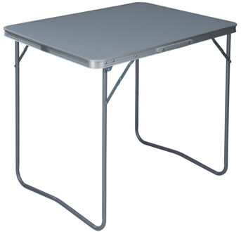 Redcliffs Camping tafel - aluminium - lichtgewicht - grijs/zilver - 80 x 60 x 69 cm - hoge tafel