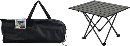 Redcliffs Campingtafel metaal zwart 56x40x46cm