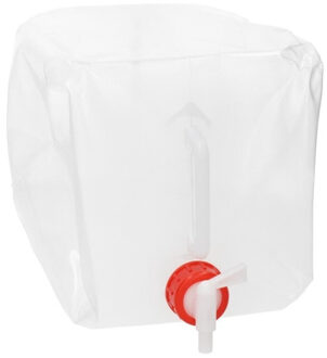 Redcliffs Jerrycan/watertank met kraan - opvouwbaar - 14 liter - outdoor/kamperen