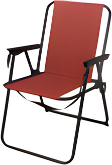 Redcliffs Klapstoel unica - terracotta - 75 x 38 cm - metaal/polyester