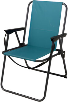 Redcliffs Stoel unica - turquoise - opvouwbaar - 75 x 38 cm - metaal/polyester - camping / tuin