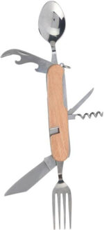 Redcliffs Survival mes - multifunctioneel met bestek - 8 functies - noodpakket - outdoor