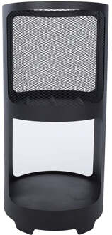 Redfire Buffalo Vuurschaal met Houtopslag Zwart