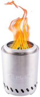 Redfire Volcano Pellet - Tafelhaard M - Zilver - RVS - 24,5x18x24,5 cm - Medium