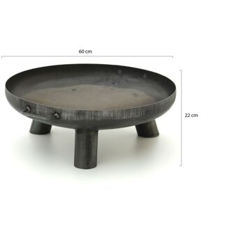 Redfire Vuurplaats Salo Classic staal roestkleurig Zwart