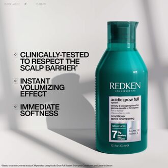 Redken Acidic Grow Full System Densifying Conditioner for Thin Hair, Strengthens & Thickens