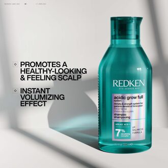 Redken Acidic Grow Full System Shampoo 300ml, Conditioner 300ml, Serum 100ml & Spray 190ml Bundle