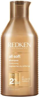 Redken All Soft Shampoo 300ml - Normale shampoo vrouwen - Voor Alle haartypes