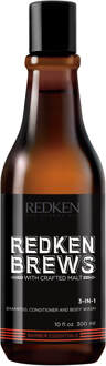 Redken Brews 3-in-1 Shampoo 300ml