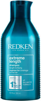 Redken Extreme Length Shampoo 300ml - Normale shampoo vrouwen - Voor Alle haartypes