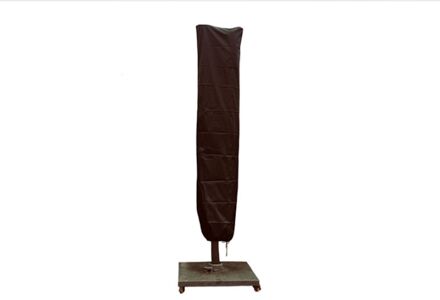 Redlabel parasolhoes voor zweefparasol - 250x55x60 cm - met Rits, Stok en Trekkoord incl. Stopper- Zwarte Parasolhoes