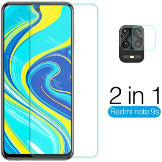 Redmi note 9 s Glass 2 in 1 camera lens protective Glass For xiaomi redmi note 9s note9 pro 9a 9c screen protector tempered Glas