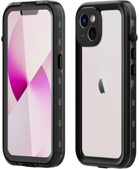 Redpepper Dot Plus Waterproof Backcover voor de Apple iPhone 14 Plus - Zwart