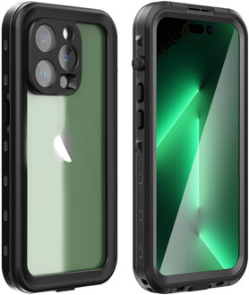 Redpepper Dot Plus Waterproof Backcover voor de Apple iPhone 14 Pro - Zwart