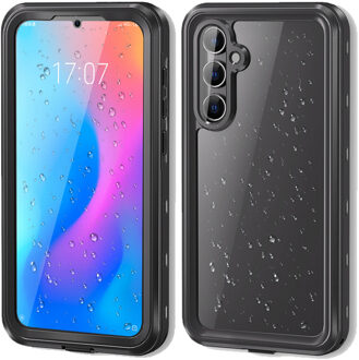 Redpepper Dot Plus Waterproof Backcover voor de Samsung Galaxy A55 - Zwart