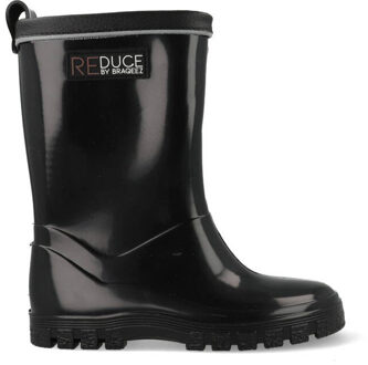 Reduce by Braqeez Regenlaarzen zwart - Maat 25