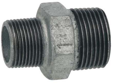 Reduceerkoppeling van smeedbaar ijzer, verzinkt, 3/4"ET x 1/2"ET, (245) - 989792055