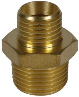 Reduceernippel R 3/8" buitendraad. R 1/4" buitendraad