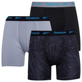 Reebok 3 stuks Zion Medium Sports Trunk * Actie * Zwart,Versch.kleure/Patroon