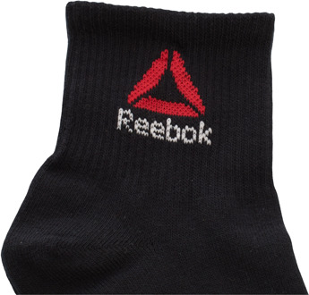 Reebok 3er-Pack D0850 Söckchen für Damen und Herren Zwart - 7-8 (UK Shoe)