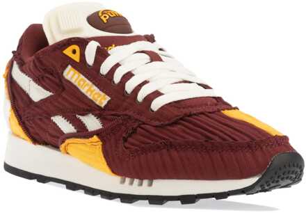 Reebok Classic Leather Pump voor heren in bordeauxrood Bourgogne