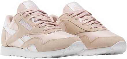 Reebok Classic Nylon Sneakers Dames lichtroze - wit - 39