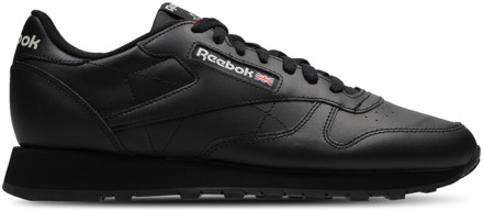 Reebok Classic Sneakers Heren - Zwart - Maat 40 - Leer Black