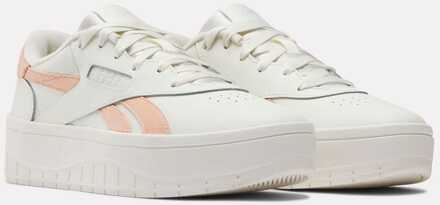 Reebok Classics Court Advance Surge damestrainers in wit-roze - maat