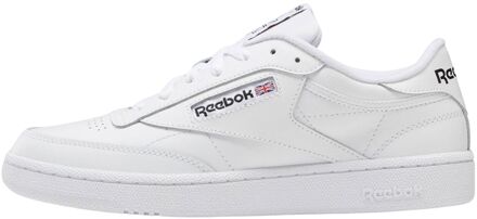 Reebok Club C 85 Lage Sneaker Wit/Zwart Reebok , White , Heren - 42 1/2 Eu,46 Eu,45 Eu,44 Eu,42 Eu,41 EU