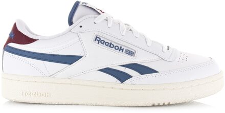 Reebok Club c revenge met blauwe details lage sneakers unisex Wit - 40,5