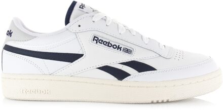 Reebok Club c revenge met navy details lage sneakers unisex Wit - 42