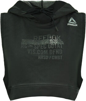 Reebok Combat Glory Mouwloze Training Cropped Zwart Vrouwen Hoody BK3879
