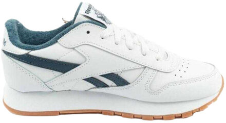 Reebok Dames classic logo ecologisch leren trainers - maat 37 Wit