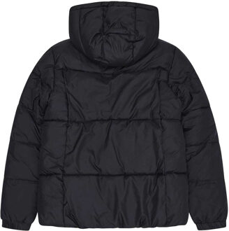 Reebok Dames Sherpa Reversibele Pufferjas (Zwart) - maat